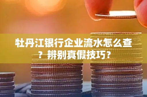 牡丹江银行企业流水怎么查？辨别真假技巧？